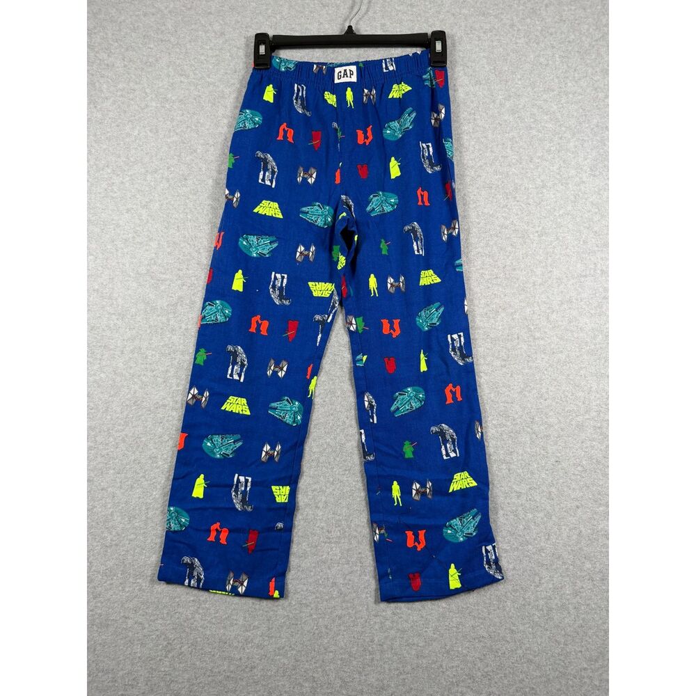 Gap Kids Star Wars Boys Size 8 Blue Millennium Falcon Pajama Pants 0725